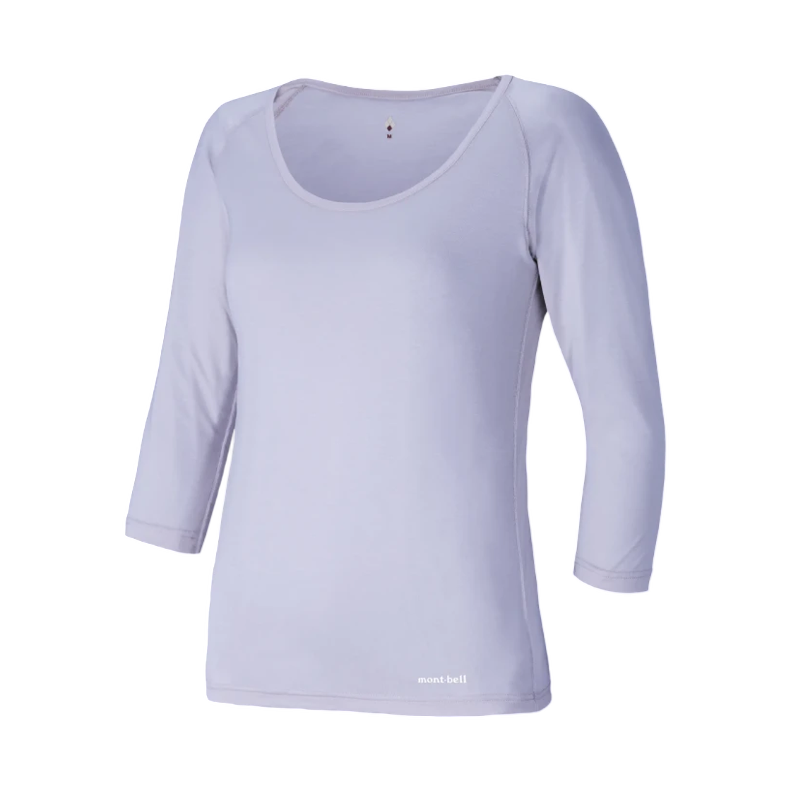 1107848 (W) Montbell Superior Silk U-Neck Shirt Blue