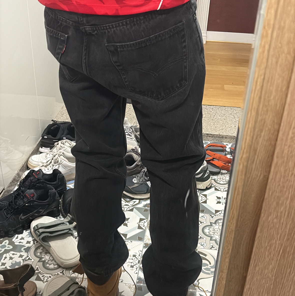 Nike Korea 2026 Stadium Home Dri-Fit Soccer Replica Jersey Global Red Black (Non Marking Ver.), [10%적립] Polo Ralph Lauren Stretch Cotton Trunk 3 Pack Black - 26SS 착용 스타일 - 1