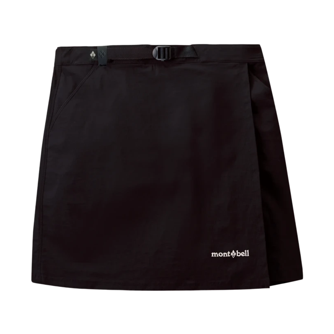 1105583 (W) Montbell O.D. Wrap Shorts Black