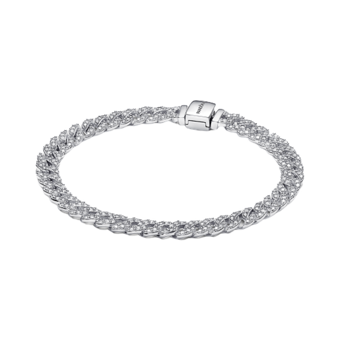 593008C01 (W) Pandora Timeless Pavé Chain Bracelet Sterling Silver