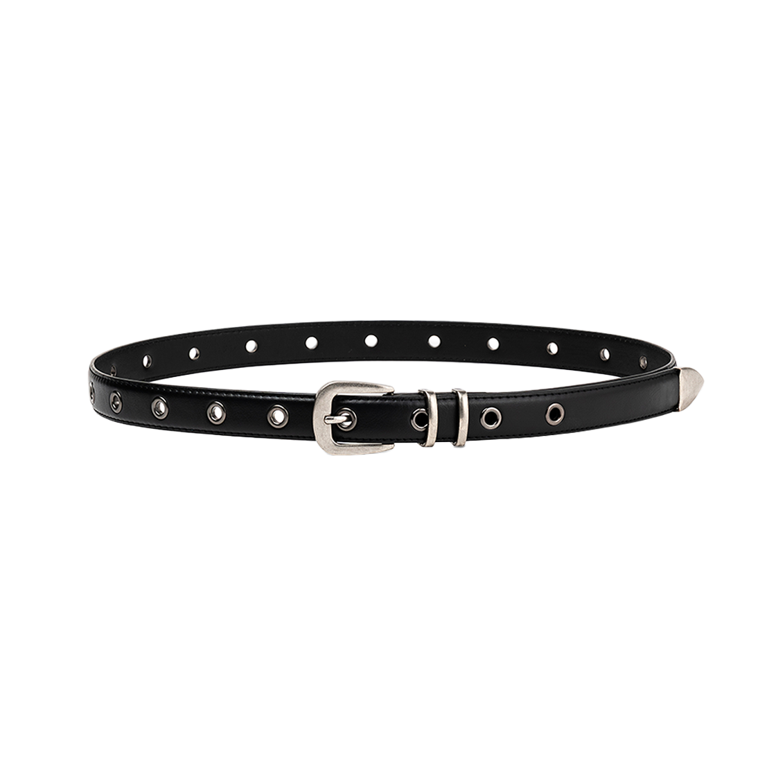 누아트스튜디오 트로이 웨스턴 아일렛 벨트(NUARTSTUDIO Troy Eyelet Western Belt Black) - 2
