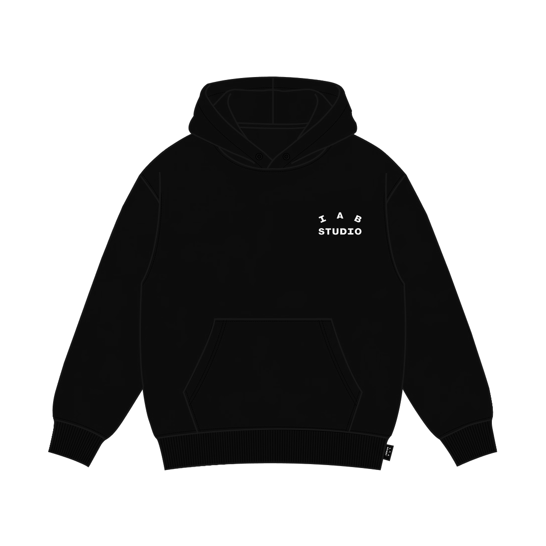 아이앱 스튜디오 후드 블랙 2026 Ver.(IAB Studio Hoodie Black 2026 Ver.) - 2