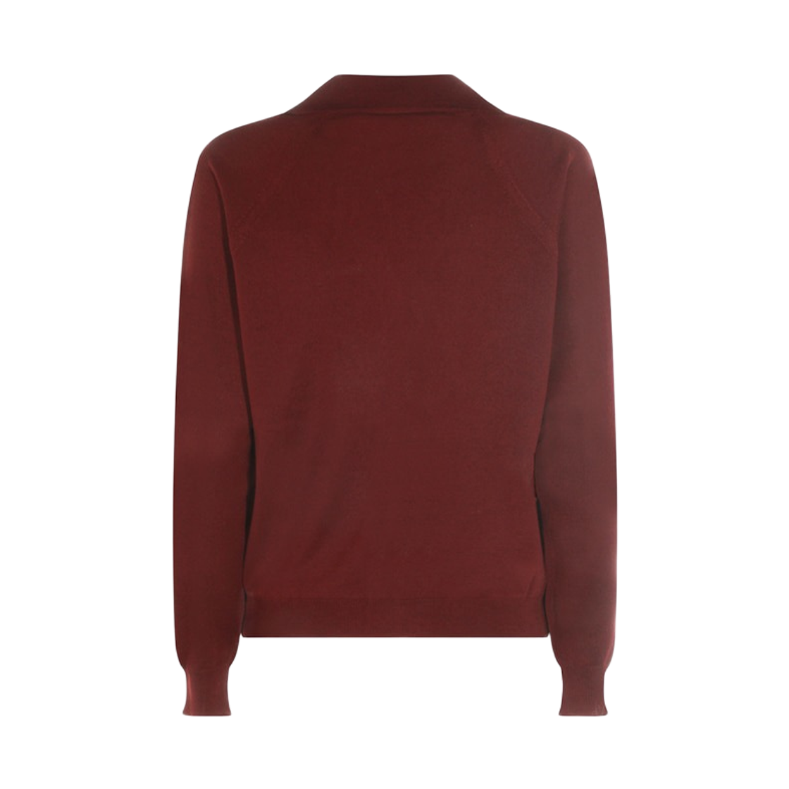 (W) 미우 미우 울 가디건 버건디((W) Miu Miu Wool Cardigan Burgundy) - 2