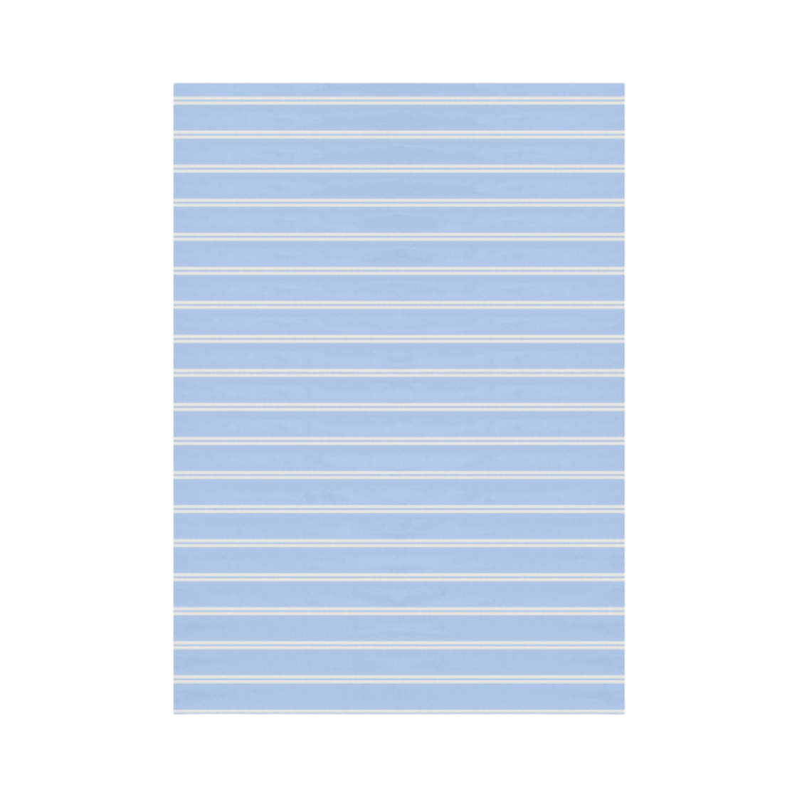 PPP-IBS Tekla Percale Pillowcase Island Blue Stripes