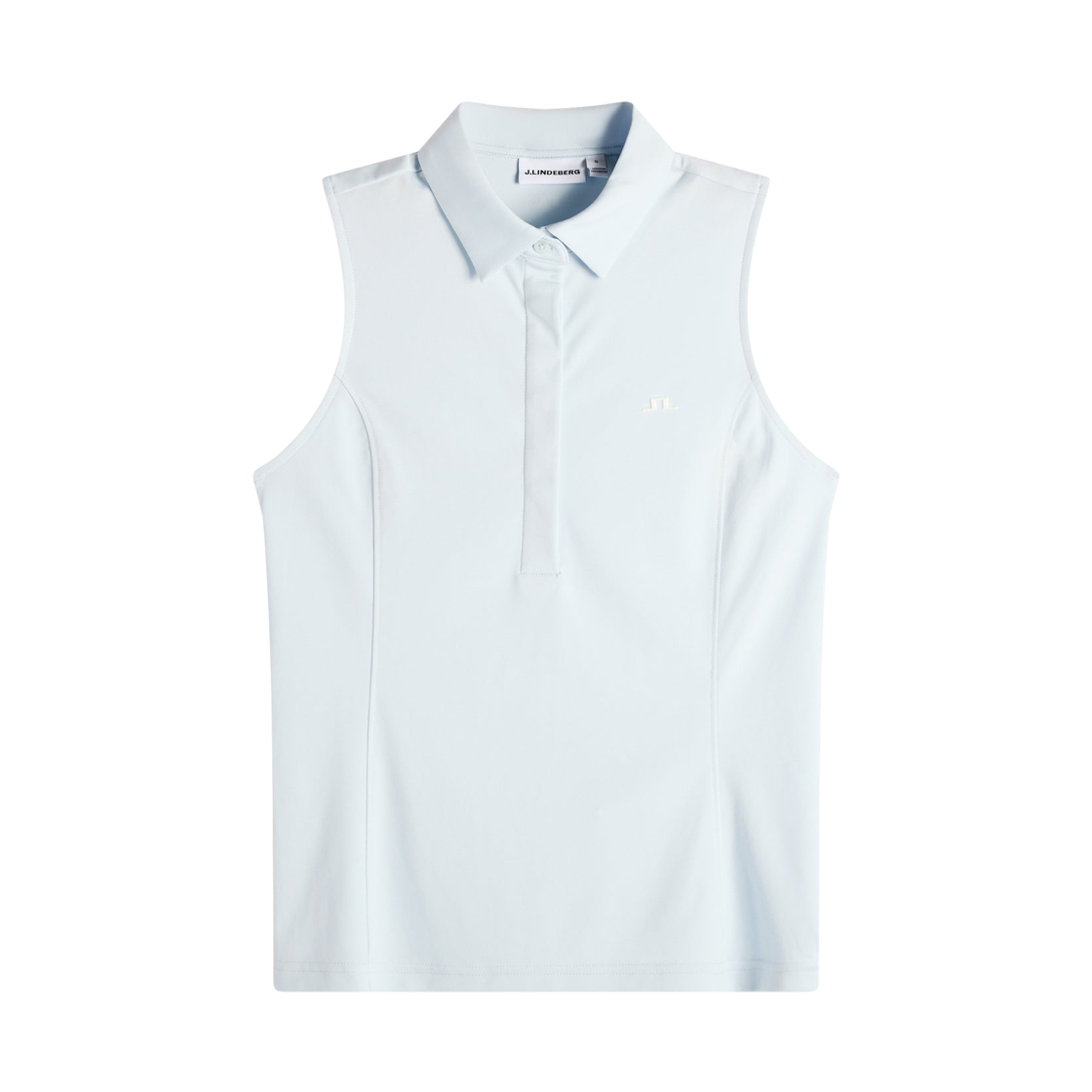 (W) 제이린드버그 데나 슬리브리스 폴로 스카이라이팅((W) J.Lindeberg Dena Sleeveless Polo Skywriting) - 1