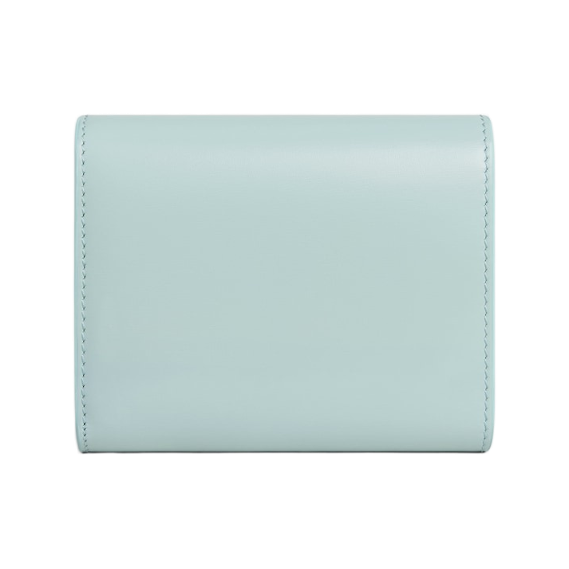 셀린느 스몰 플랩 월렛 트리옹프 샤이니 카프스킨 파우더 블루(Celine Small Flap Wallet Triomphe in Shiny Calfskin Powder Blue) - 3