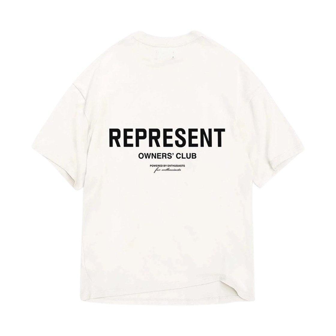 리프레젠트 오너스 클럽 티셔츠 플랫 화이트(Represent Owners Club T-Shirt Flat White) - 1