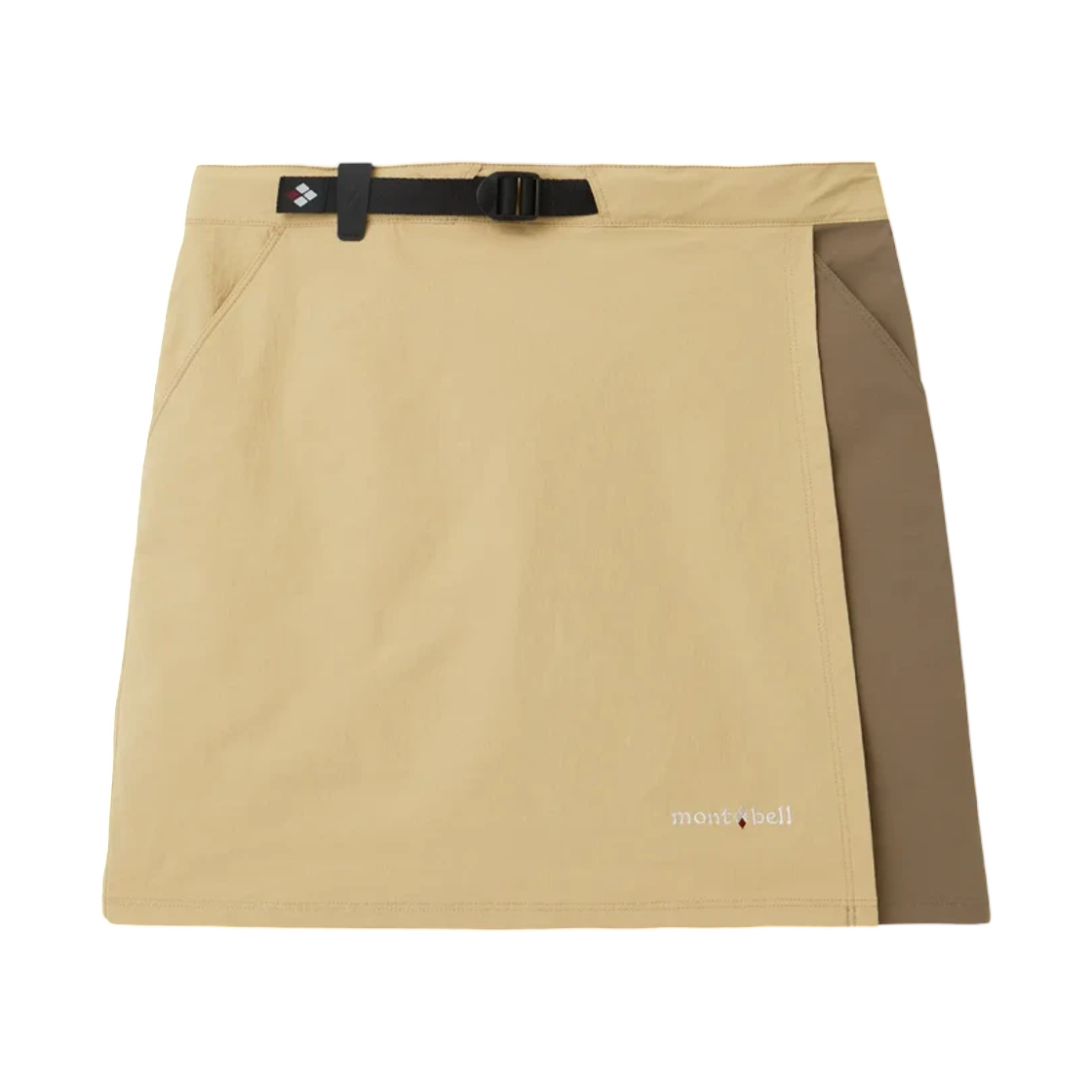 1105583 (W) Montbell O.D. Wrap Shorts Light Khaki Tan