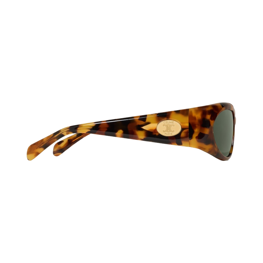 (W) 셀린느 저니 선글라스 아세테이트 스팟 하바나((W) Celine Journey Sunglasses in Acetate Spotted Havana) - 3