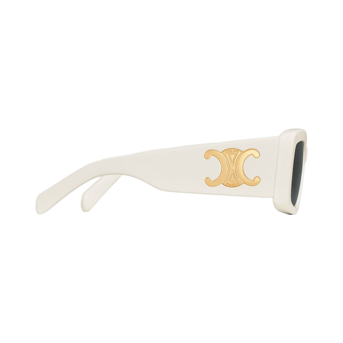 (W) 셀린느 트리옹프 XL 01 선글라스 아세테이트 아이보리((W) Celine Triomphe XL 01 Sunglasses in Acetate Ivory) - 3