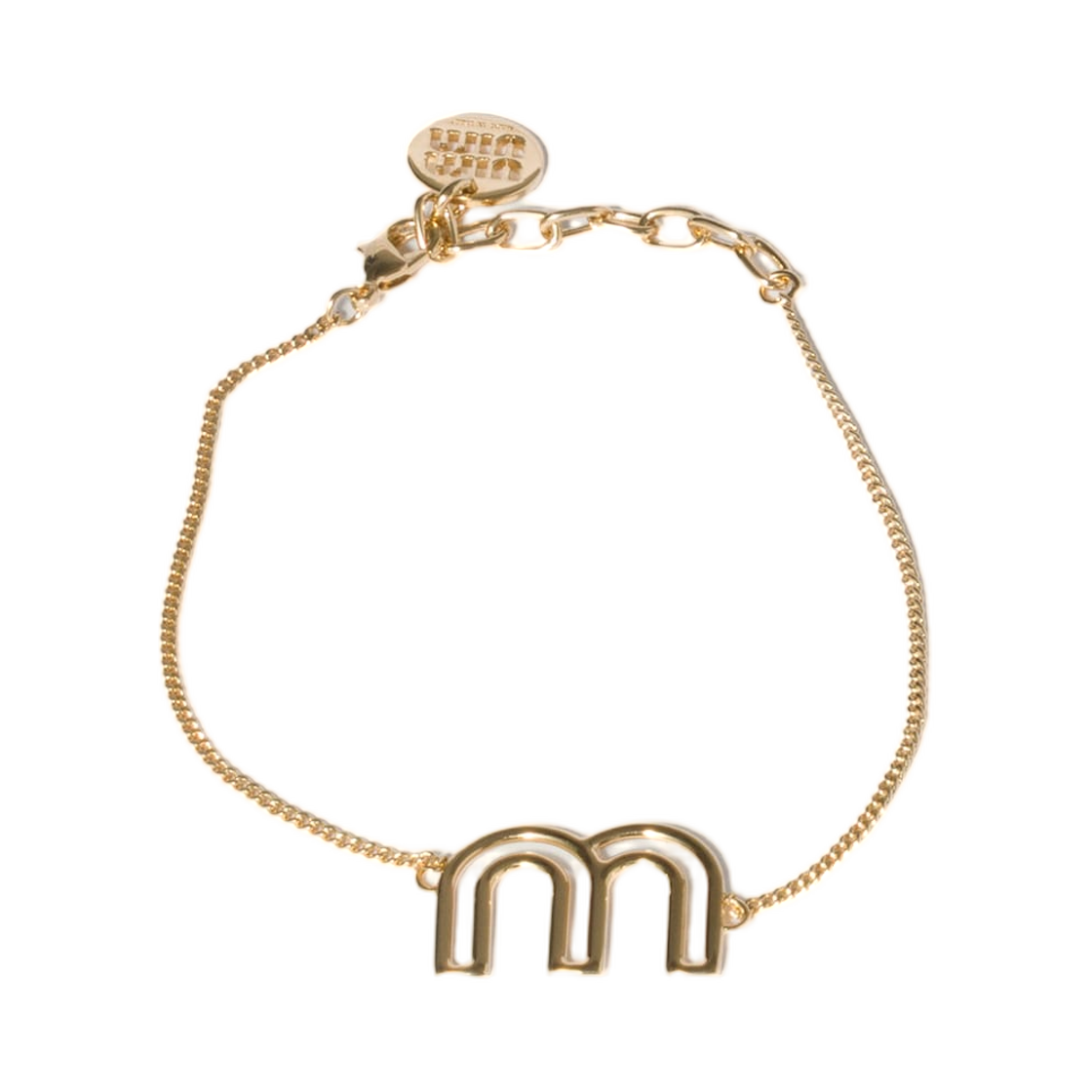 5IB828-2G9S-F0056 Miu Miu Metal Bracelet Gold