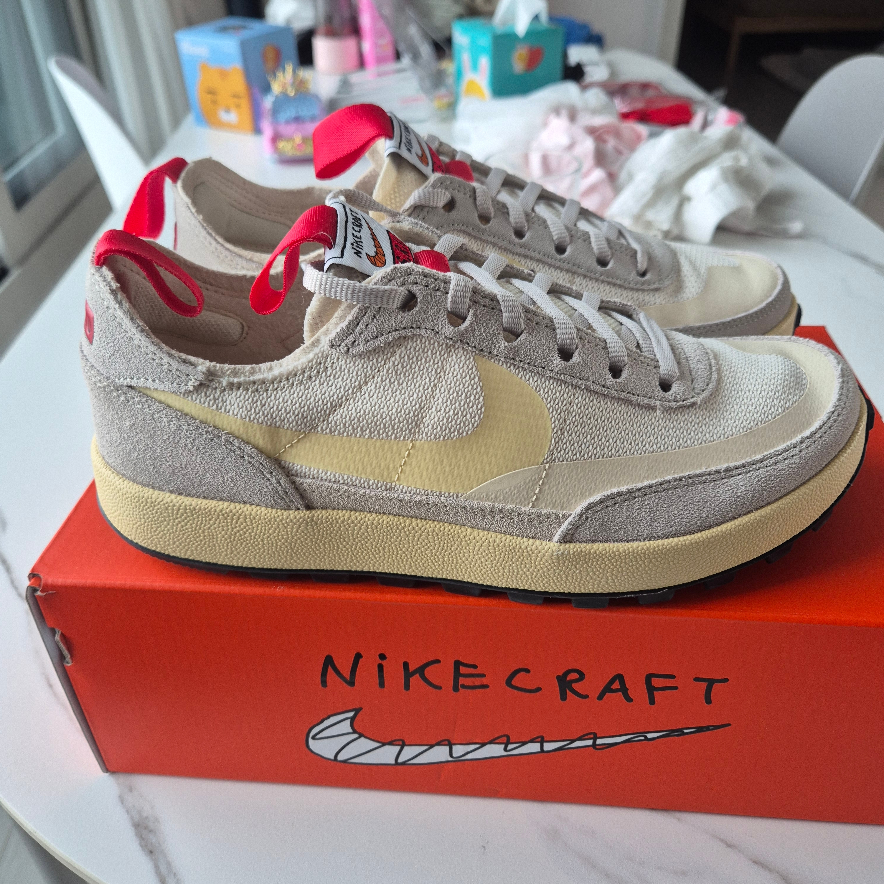 Nike x Tom Sachs General Purpose Shoe Grey Yellow 착용 스타일 - 1