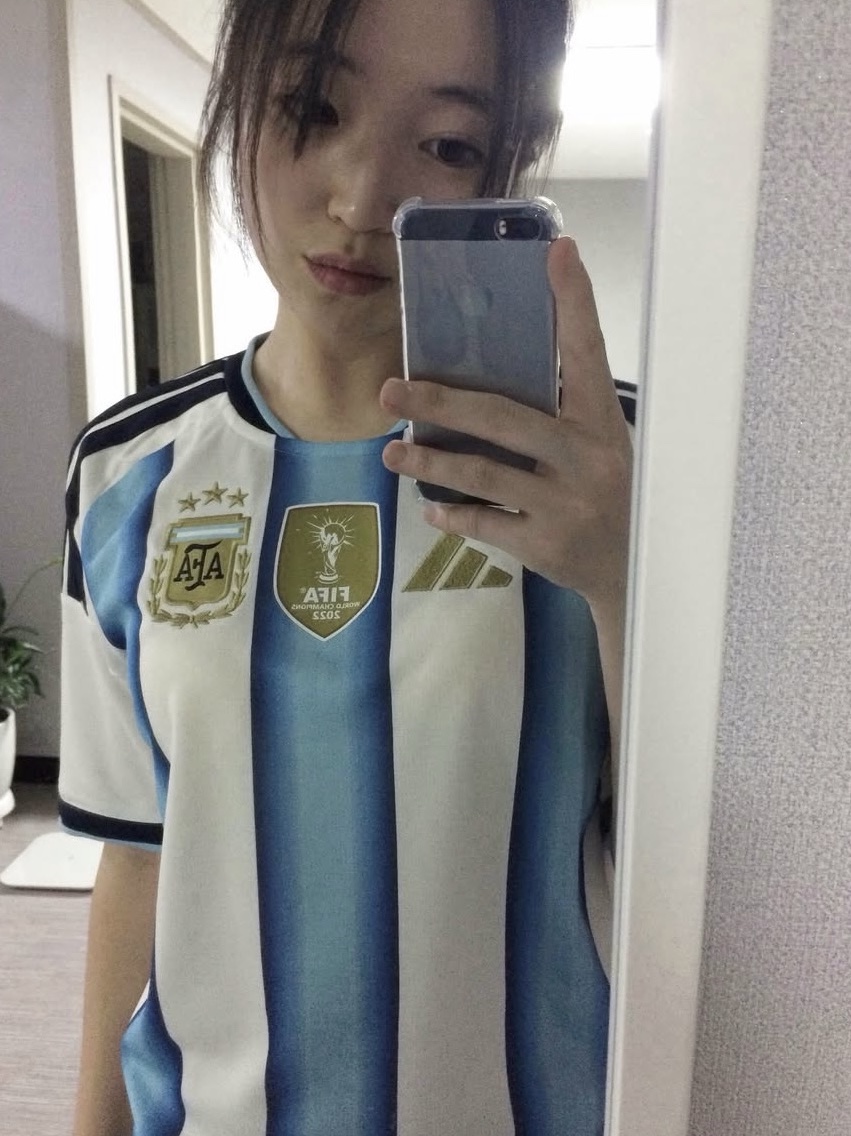 Adidas Argentina 2026 Home Jersey White Icey Blue - KR Sizing (Non Marking Ver.) 착용 스타일 - 1