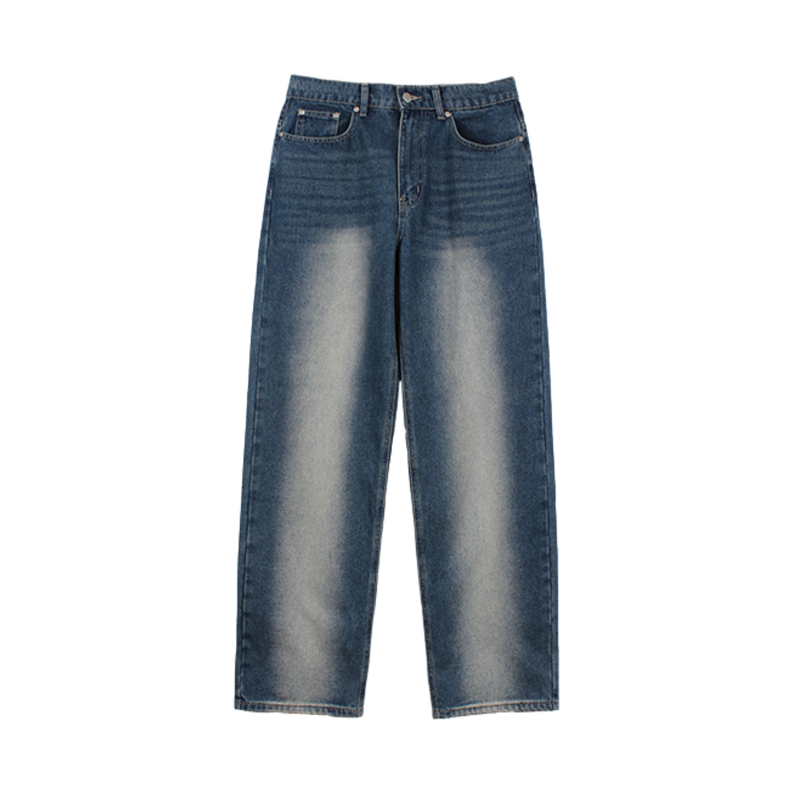 GG3945 GCLIP Fleece Straight Fit Fade Regular Denim Pants