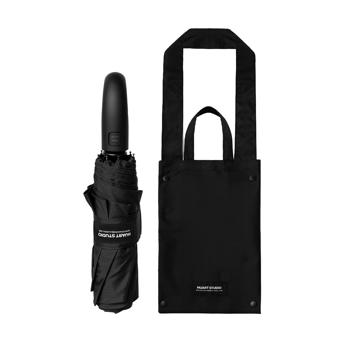 누아트스튜디오 OYW UV차단 3단 자동 우양산 블랙(NUARTSTUDIO OYW UV-Blocking 3-Fold Auto Umbrella Black) - 2