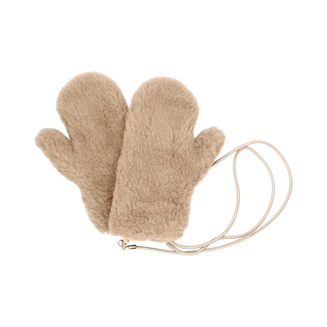 (W) 막스마라 옴브라토4 테디 울 실크 글로브 베이지((W) Max Mara Ombrat4 Wool Silk Gloves Beige)