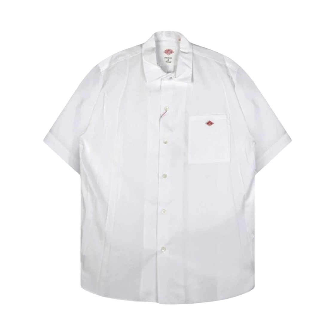 단톤 코튼 포플린 워크 셔츠(Danton Cotton Poplin Work Shirt White)