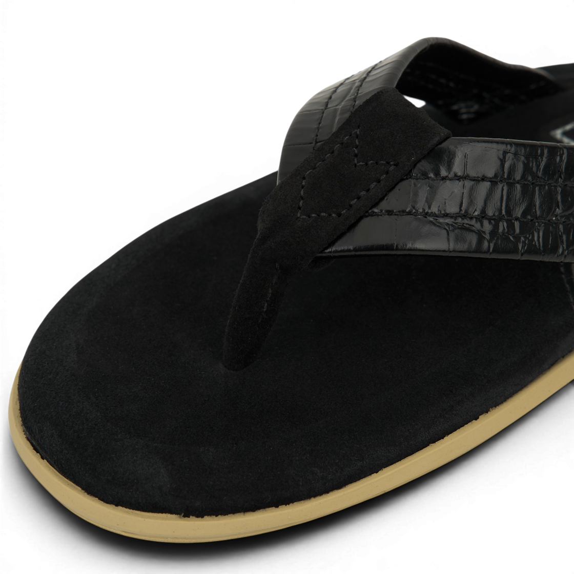 아일랜드 슬리퍼 클래식 스네이크 스웨이드 블랙(Island Slipper Classic Snake Suede Black) - 7