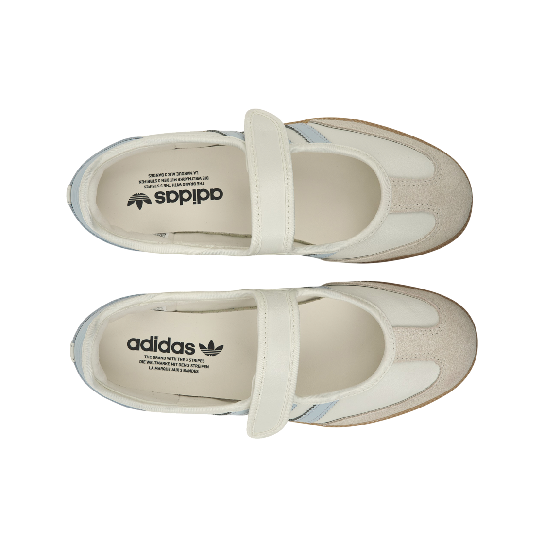 (W) 아디다스 오리지널스 삼바 제인 클라우드 화이트 검((W) Adidas Originals Samba Jane Cloud White Gum) - 5