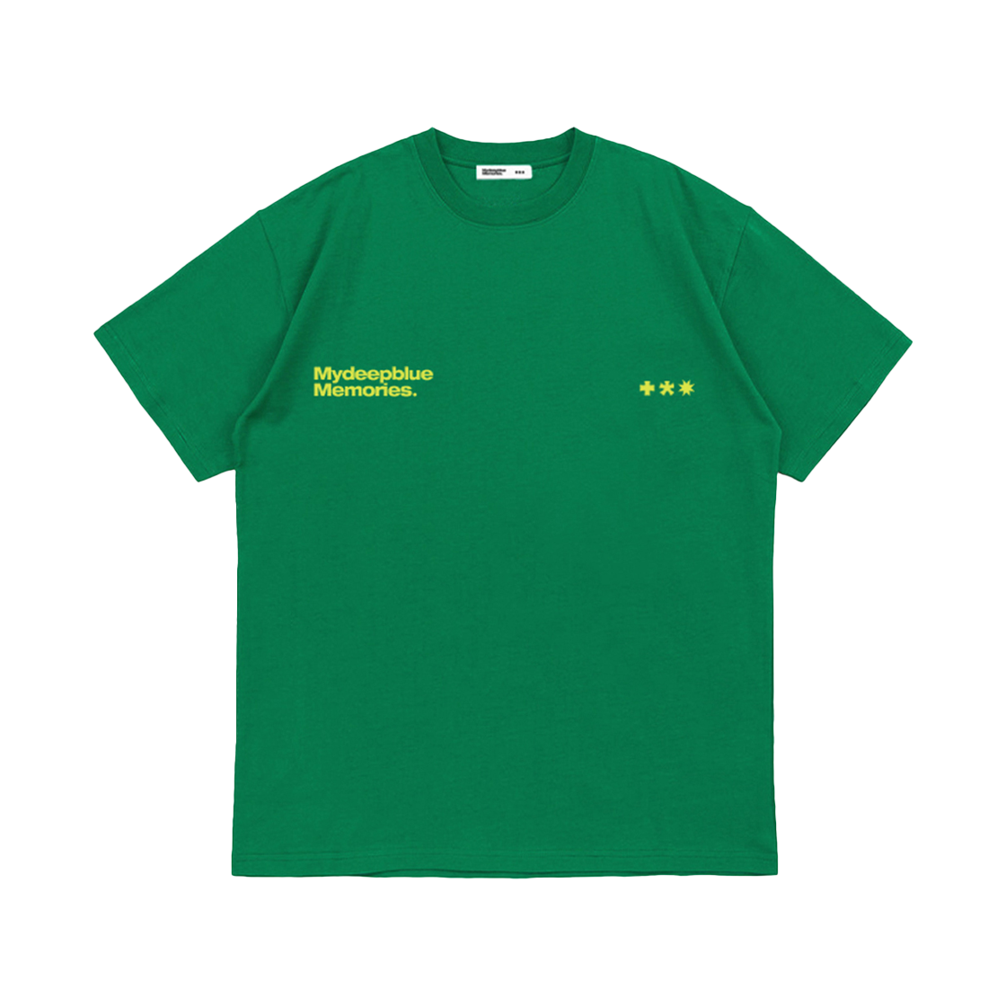 마이딥블루메모리즈 심볼 로고 티셔츠 그린(MydeepblueMemories Mm Symbol Logo T-Shirts Green) - 2