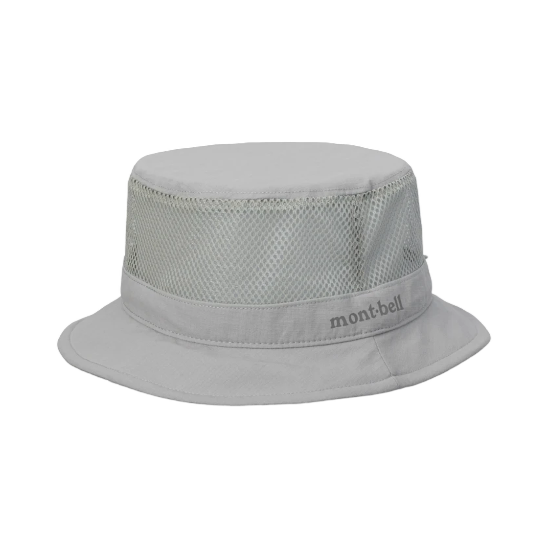 1119143 Montbell Stretch O.D. Mesh Short Brim Hat Light Gray
