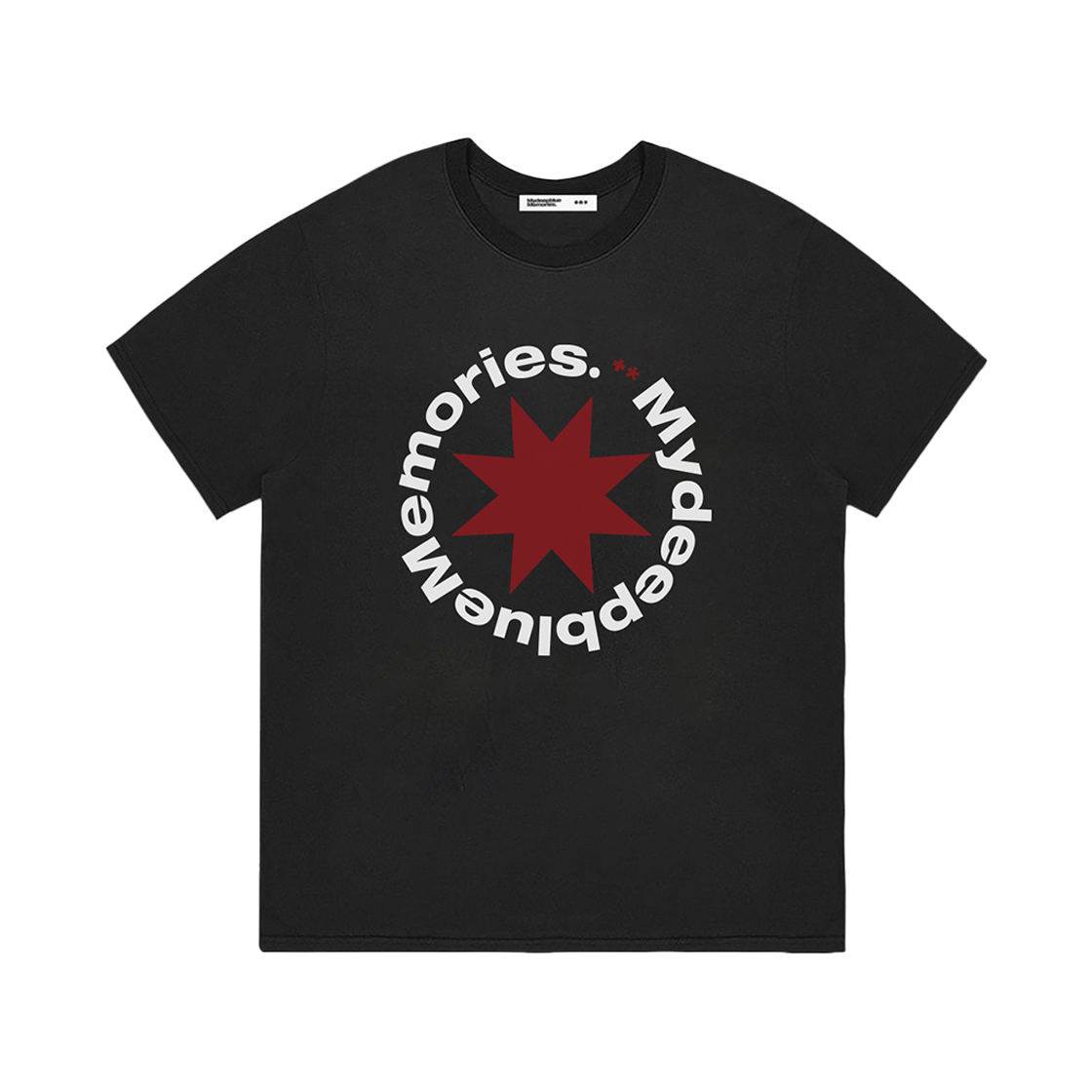 26072311 MydeepblueMemories Mm Front Round T-Shirts Black