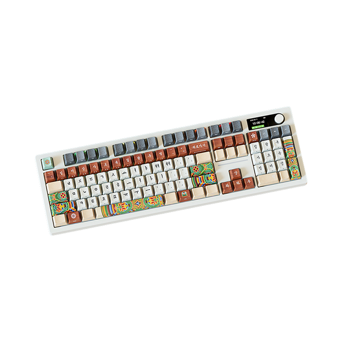 뮷즈 단청 무선 블루투스 키보드 화이트 (국내 정식 발매 제품)(MU:DS Dancheong Wireless Bluetooth Keyboard White (Korean Ver.)) - 1