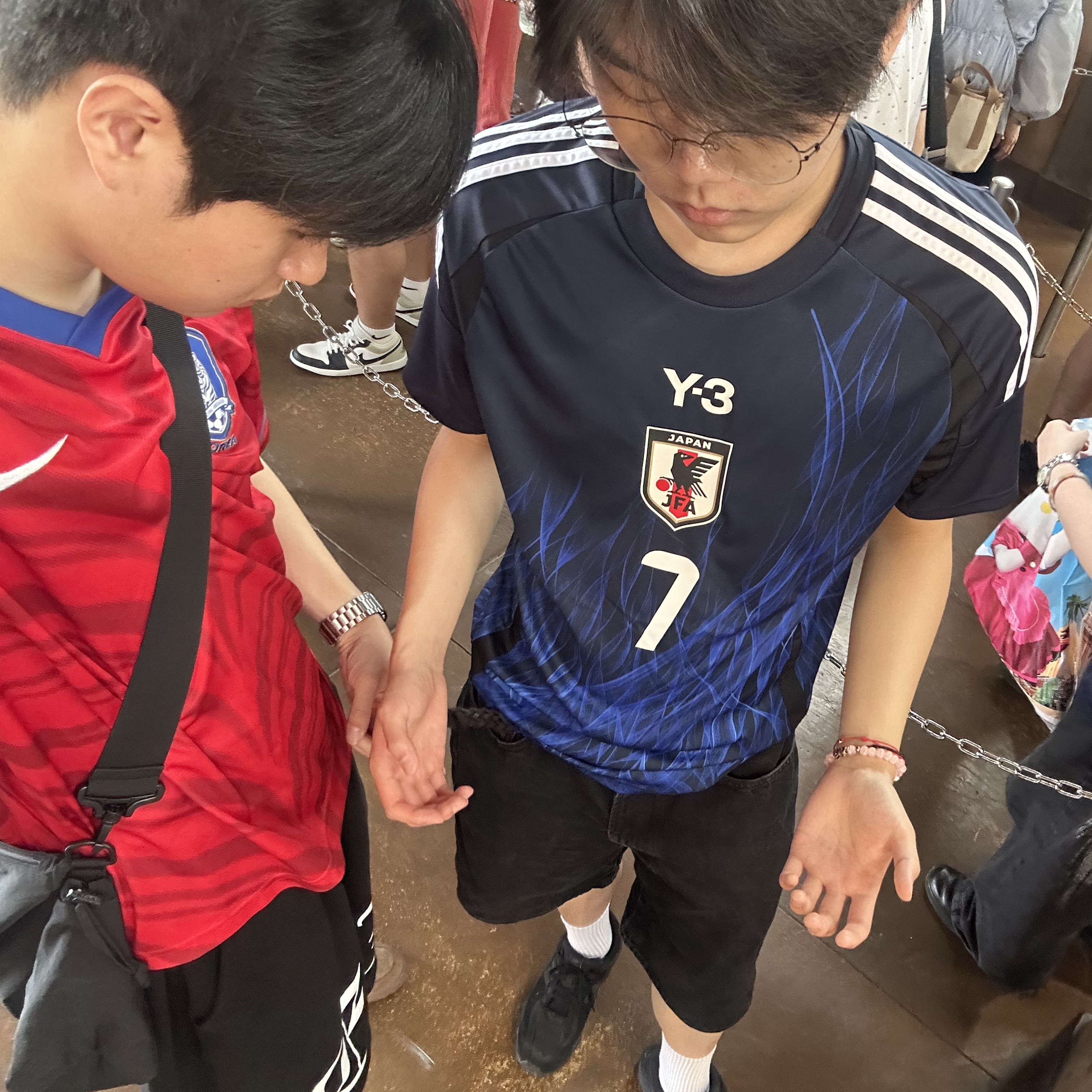 Y-3 Japan 2024 Home Replica Jersey Legend Ink - KR Sizing 착용 스타일