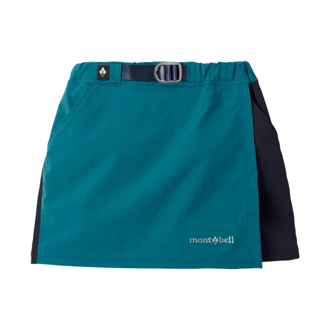 1105729 (Kids) Montbell Light O.D. Wrap Shorts Blue Green