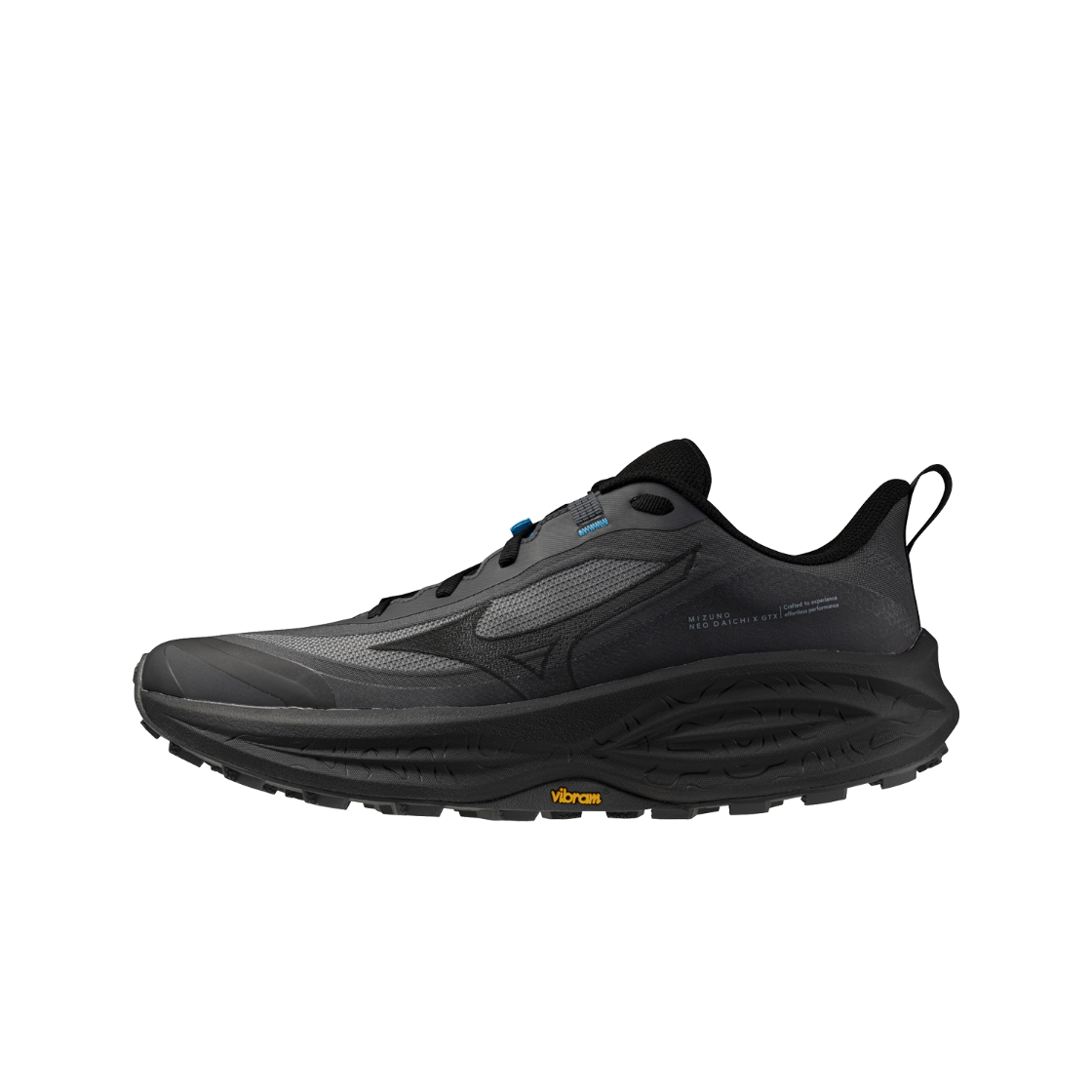 미즈노 네오 다이치 10 고어텍스 와이드 블랙 오이스터 블랙 블루 주얼 - 26FW(Mizuno Neo Daichi 10 GTX Wide Black Oyster Black Blue Jewel - 26FW) - 3