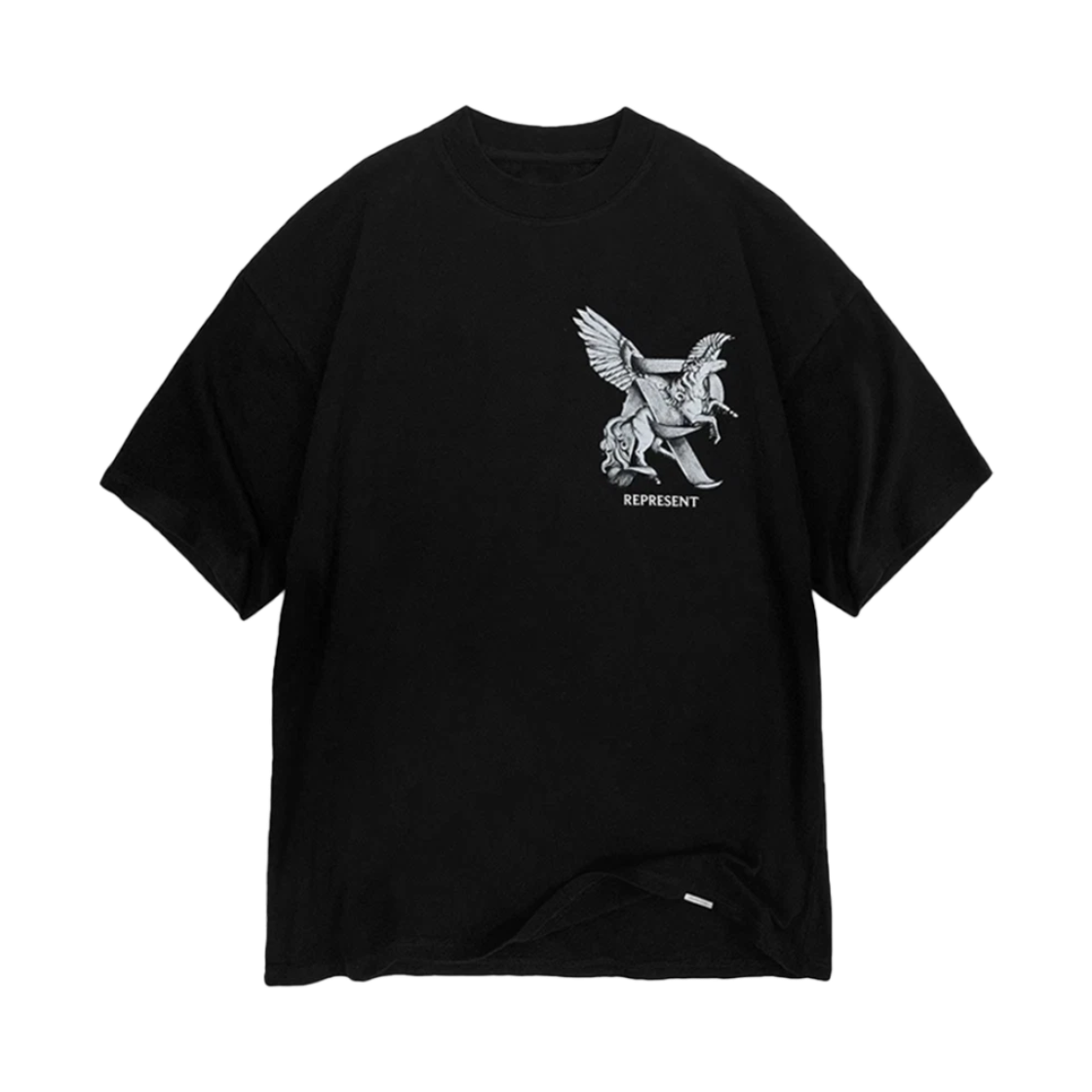 리프레젠트 엘레강스 인 모션 티셔츠 제트 블랙 - 25SS(Represent Elegance In Motion T-Shirt Jet Black - 25SS)