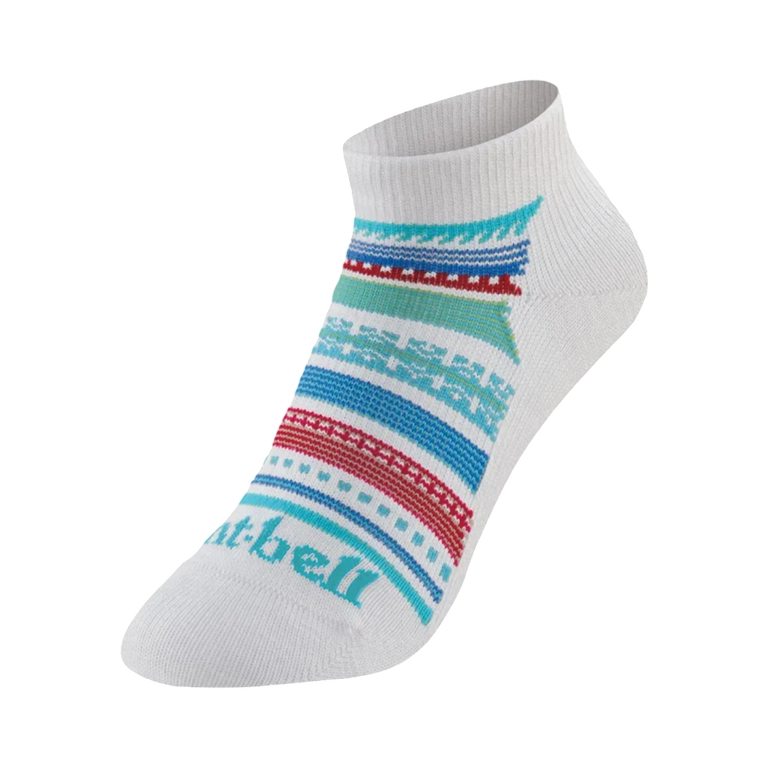 1118202 (W) Montbell Wickron Travel Ankle Socks Silver