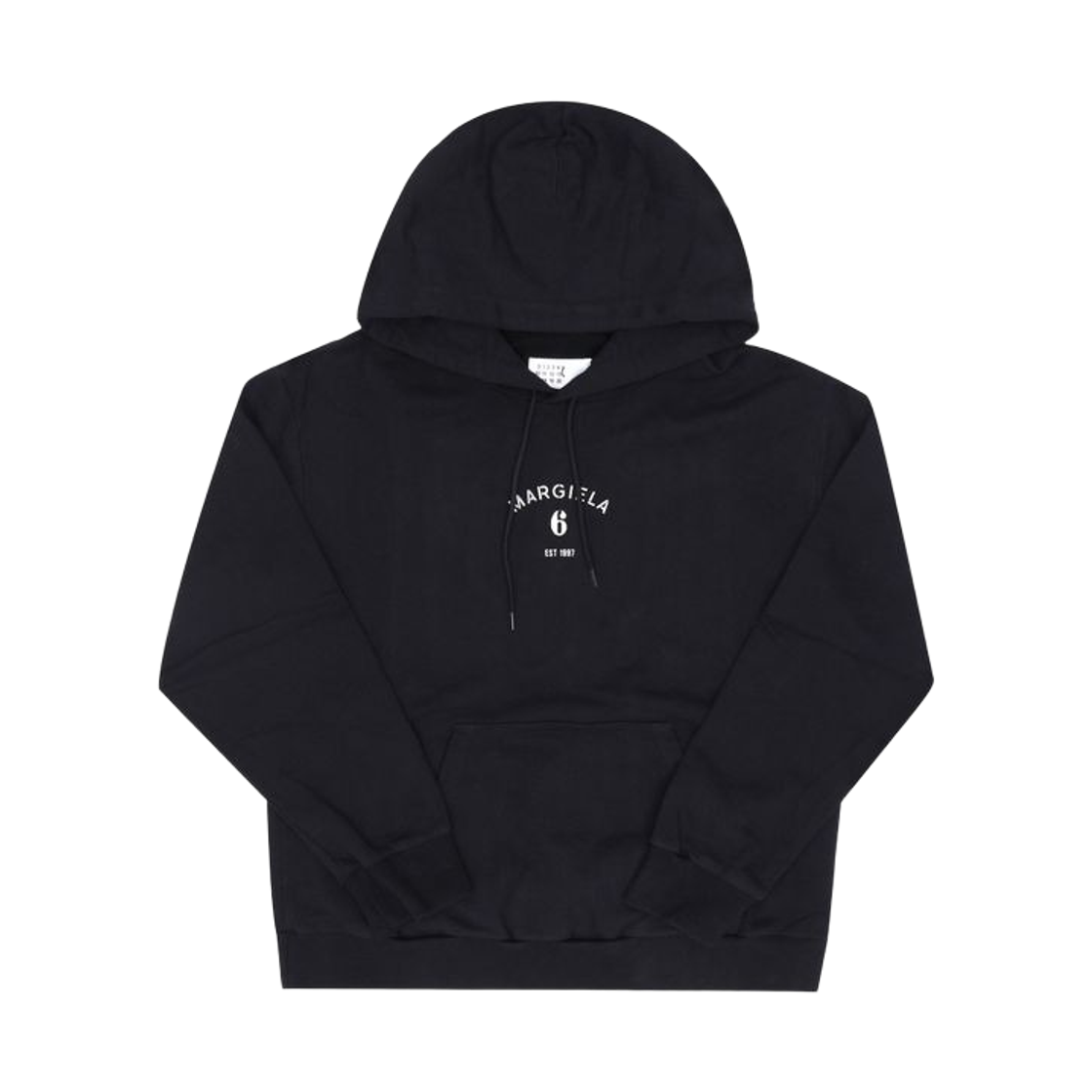 SH2GU0031M25014900 MM6 Maison Margiela Numbers Logo Hoodie Black