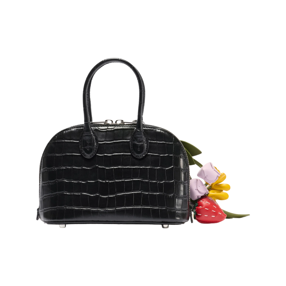 셀프 포트레이트 우먼 크로크 레더 토스트 미니 백 블랙 - 26FW(Self Portrait Women Croc Leather Toast Mini Bag Black - 26FW) - 2