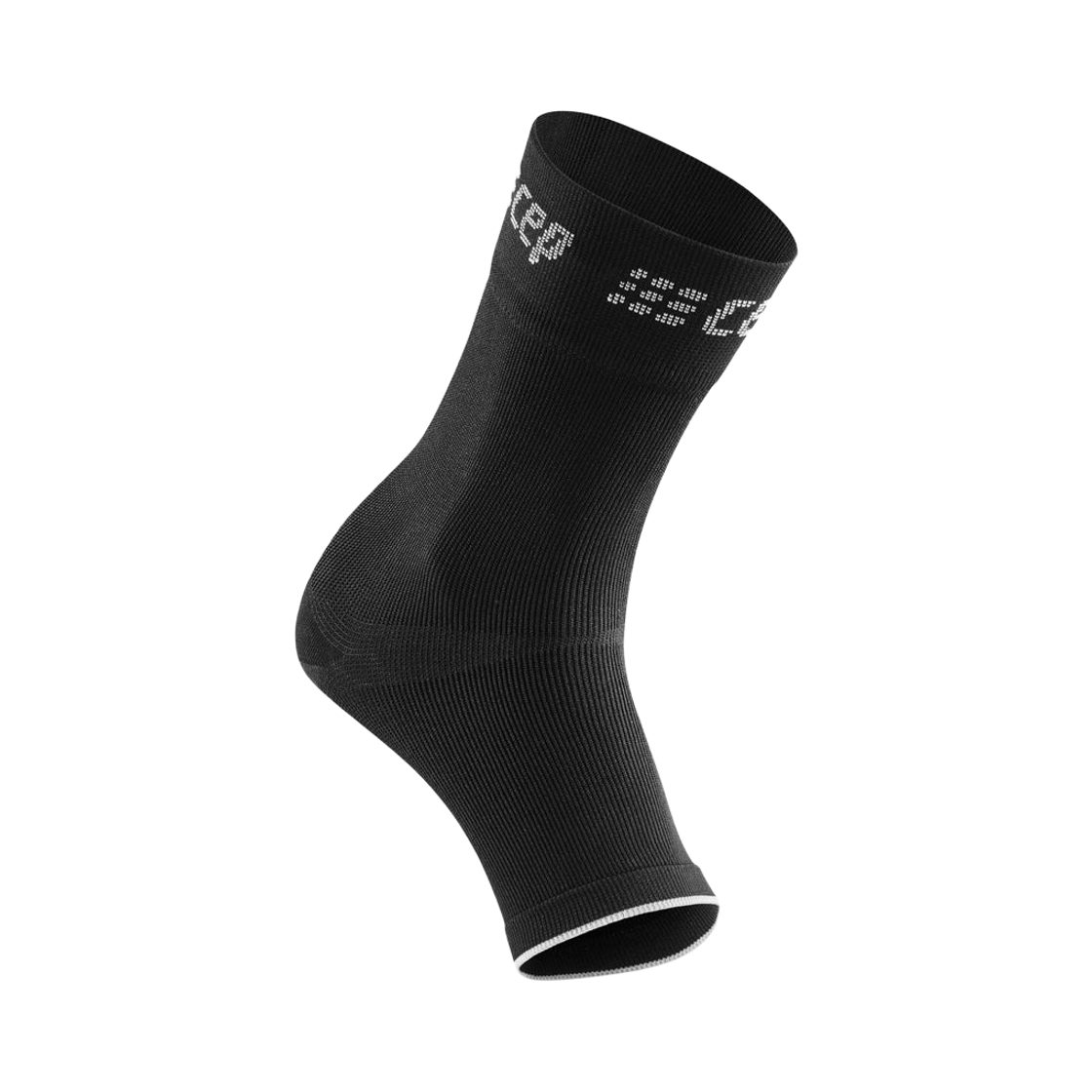 WO12V6 CEP Mid Support Compression Ankle Sleeve Black Grey