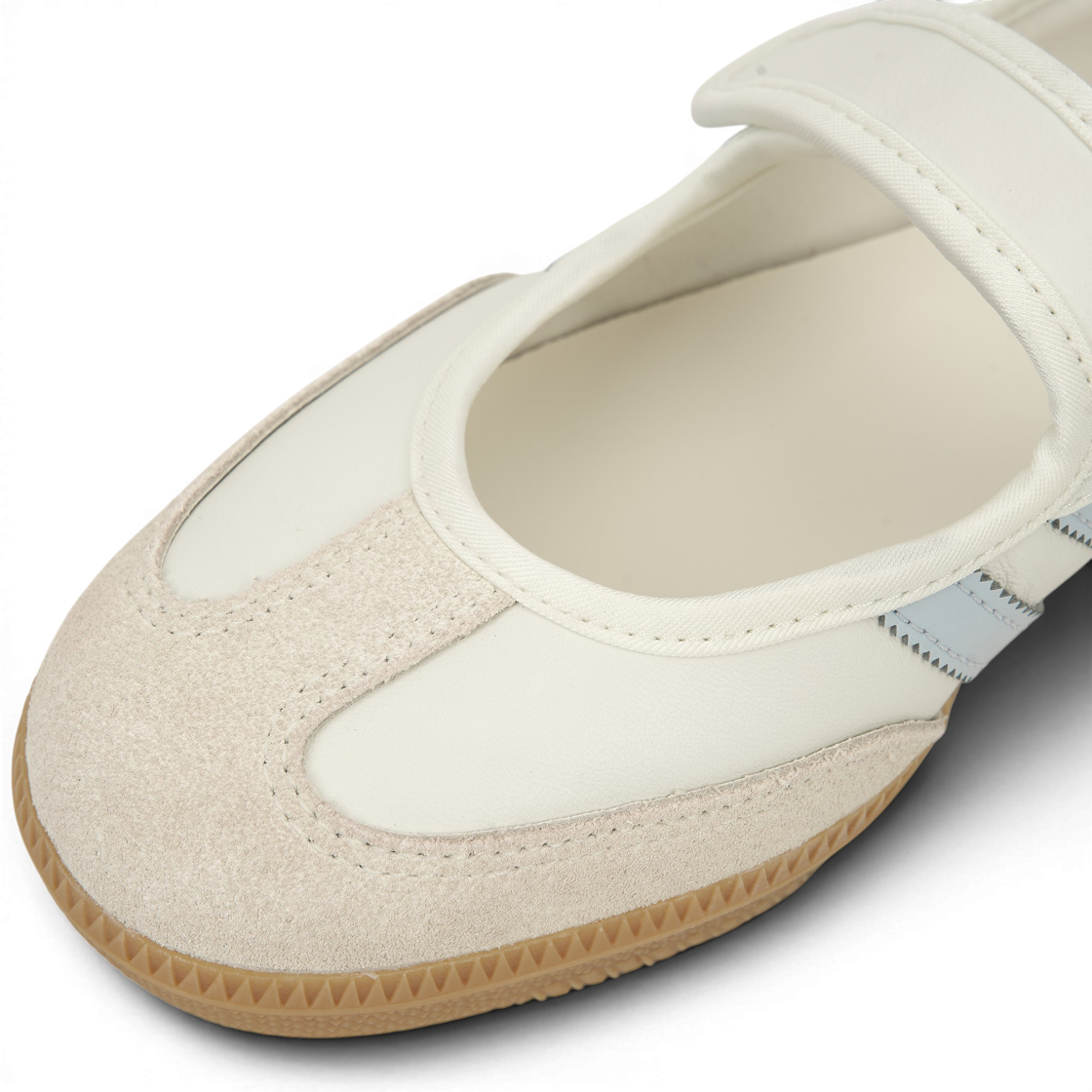 (W) 아디다스 오리지널스 삼바 제인 클라우드 화이트 검((W) Adidas Originals Samba Jane Cloud White Gum) - 7