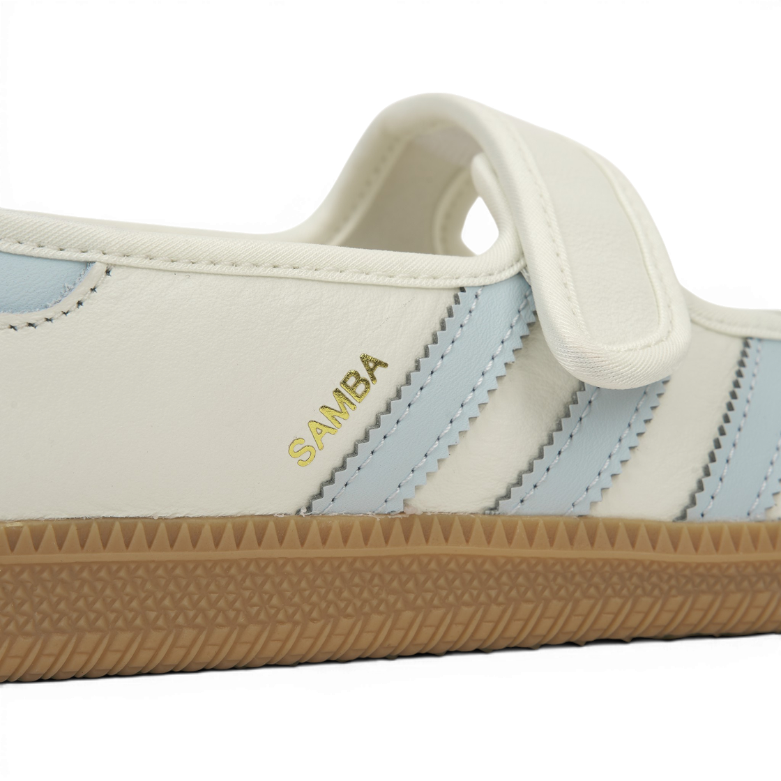 (W) 아디다스 오리지널스 삼바 제인 클라우드 화이트 검((W) Adidas Originals Samba Jane Cloud White Gum) - 8