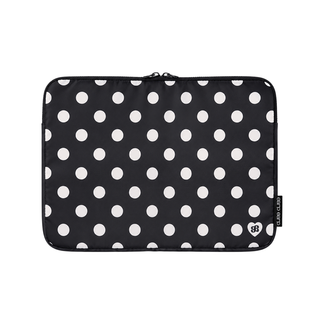 어프어프 블랙팝 노트북 파우치 15인치(EARPEARP Black Bean Laptop Pouch 15 Inch)