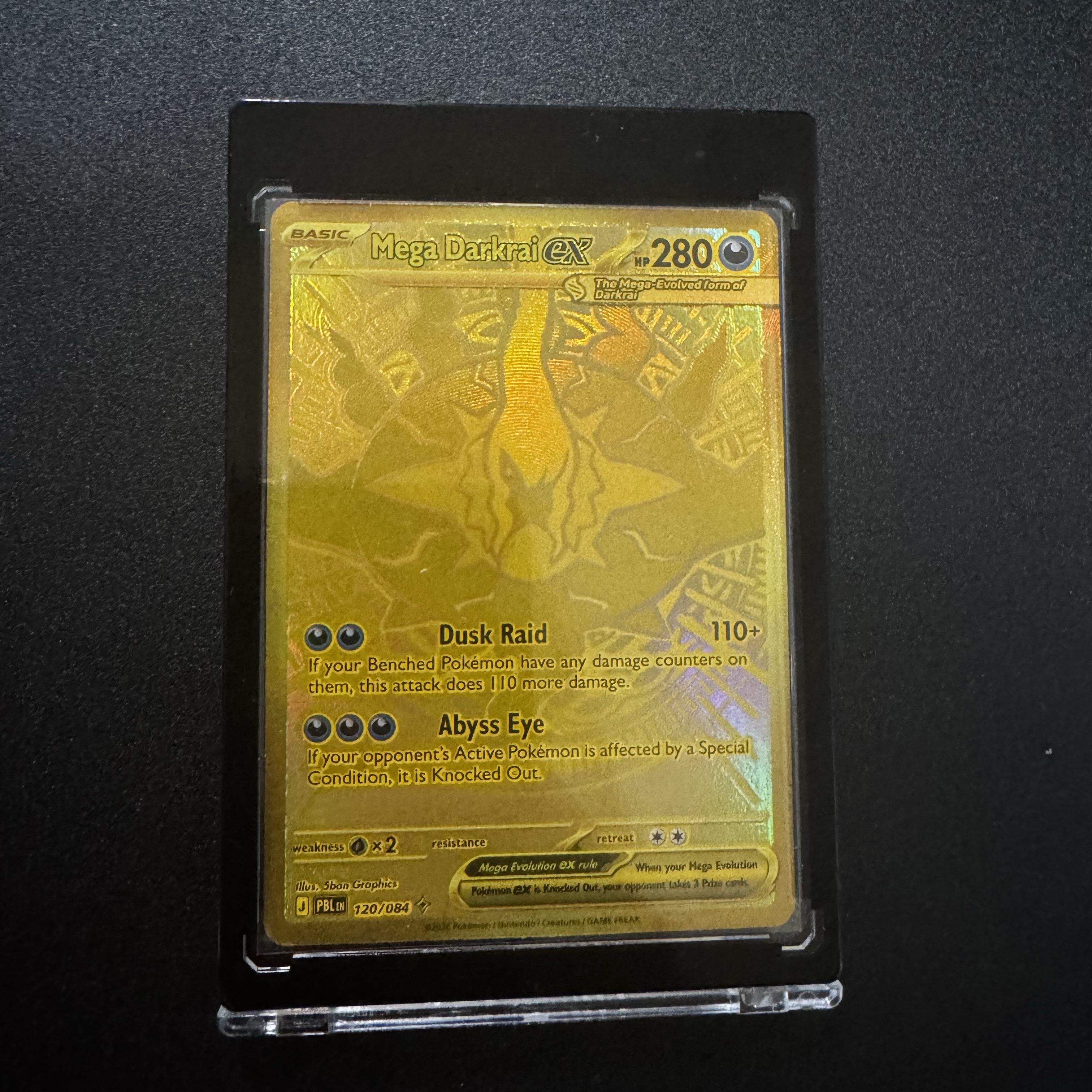 Pokemon TCG Mega Darkrai ex MHR Pitch Black (English Ver.) 착용 스타일
