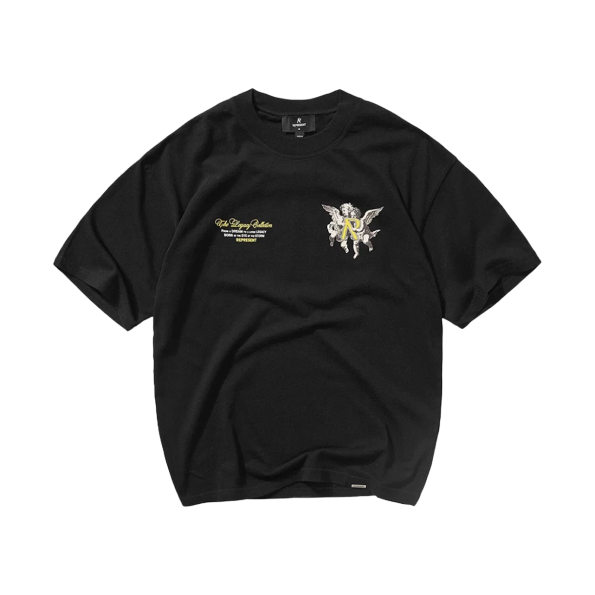 리프레젠트 레거시 체럽스 티셔츠 제트 블랙 - 25FW(Represent Legacy Cherubs T-Shirt Jet Black - 25FW)