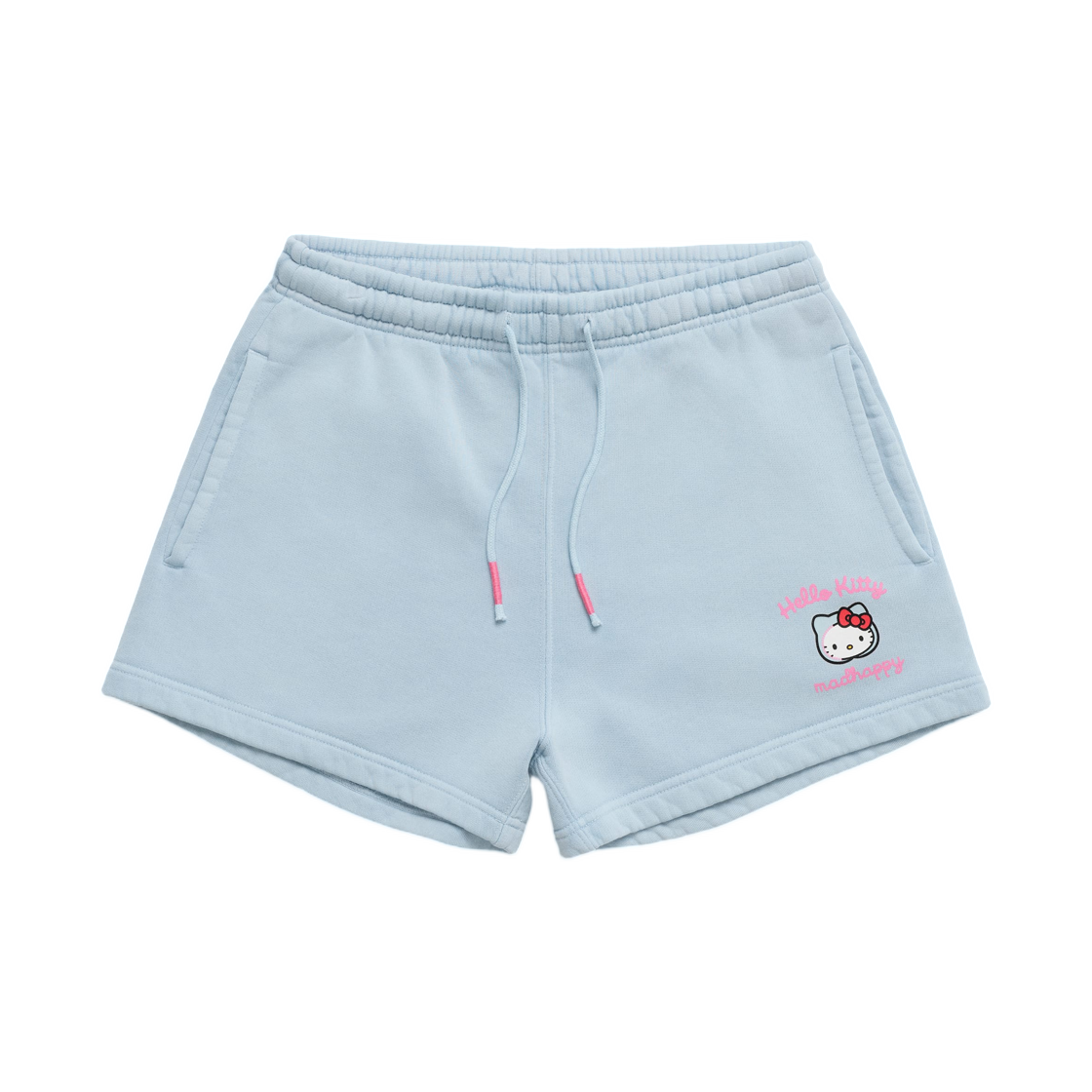 (W) 매드해피 x 헬로 키티 미드웨이트 플리스 쇼츠 제논((W) Madhappy x Hello Kitty Midweight Fleece Short Xenon) - 1