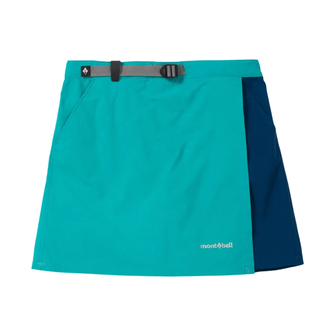 1105583 (W) Montbell O.D. Wrap Shorts Turquoise