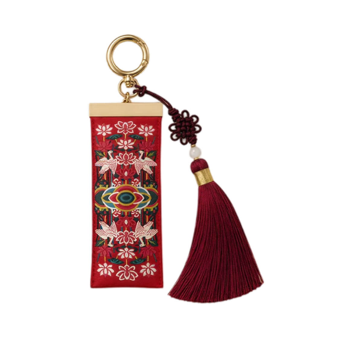 뮷즈 활옷 길상문 키링 레드(MU:DS Hwalot Auspicious Pattern Keyring Red)