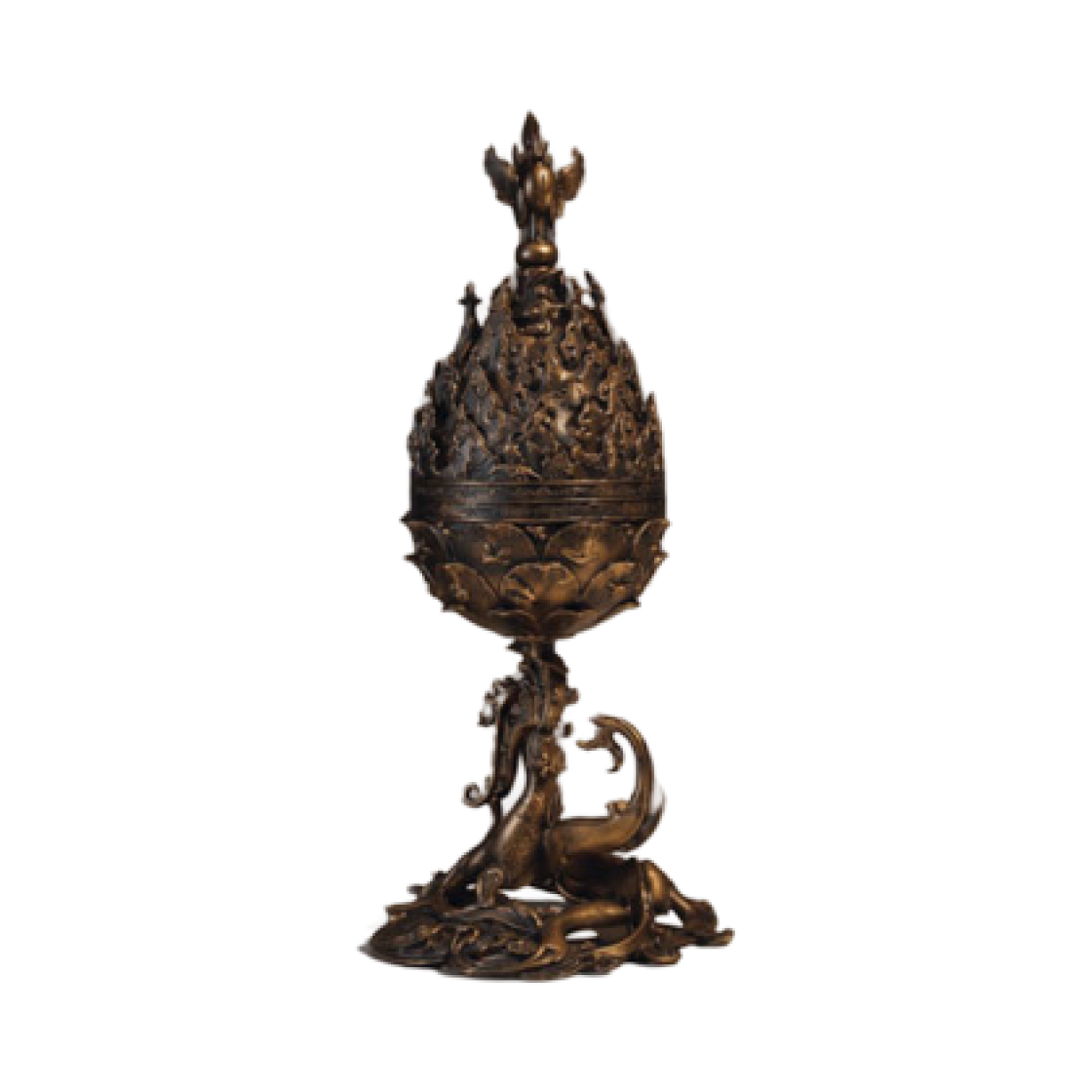 - MU:DS Gilt-Bronze Incense Burner Miniature Bronze