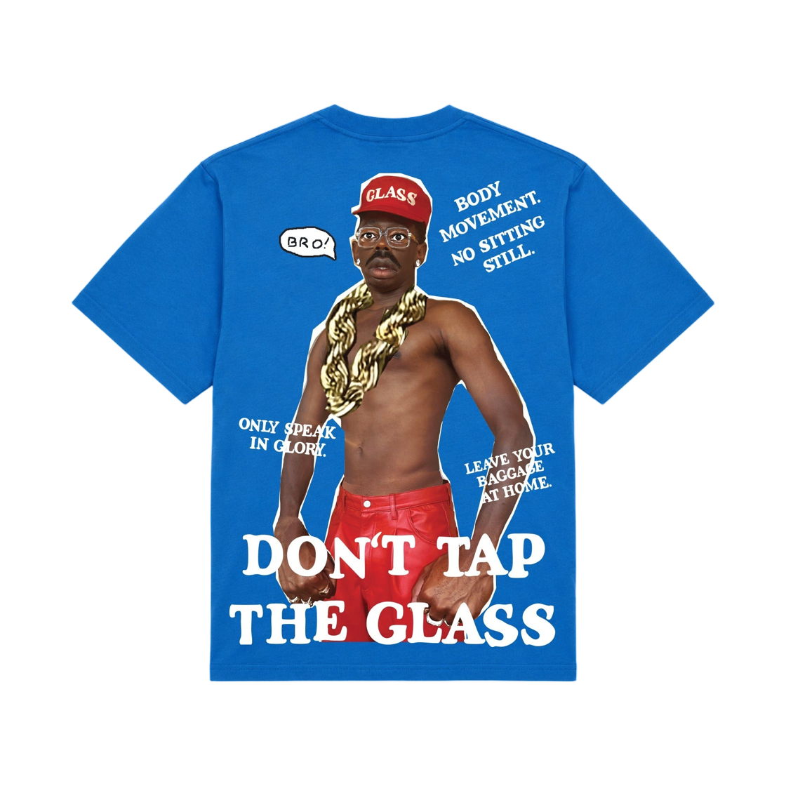 골프왕 돈 탭 더 글라스 룰즈 티셔츠 블루(Golf Wang Don't Tap The Glass Rules T-Shirt Blue) - 1