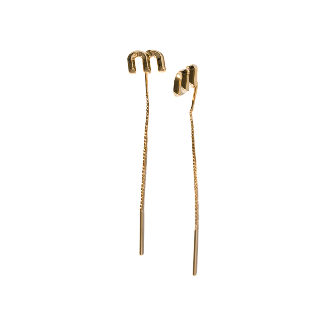 5IO508-2G9R-F0056 Miu Miu Metal Earrings Gold