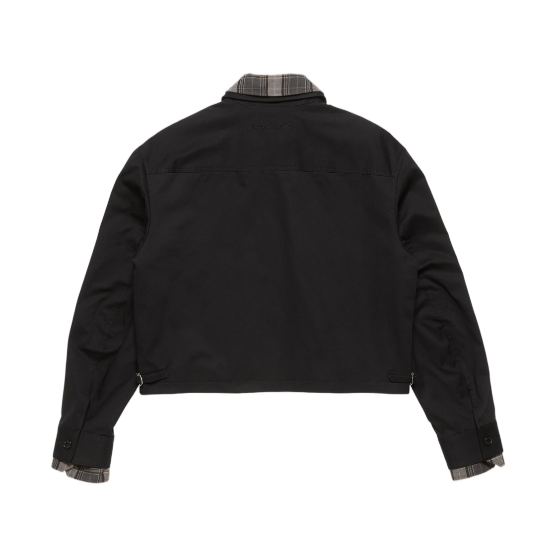 (W) 아크네 스튜디오 레이어드 트윌 자켓 블랙((W) Acne Studios Layered Twill Jacket Black) - 2