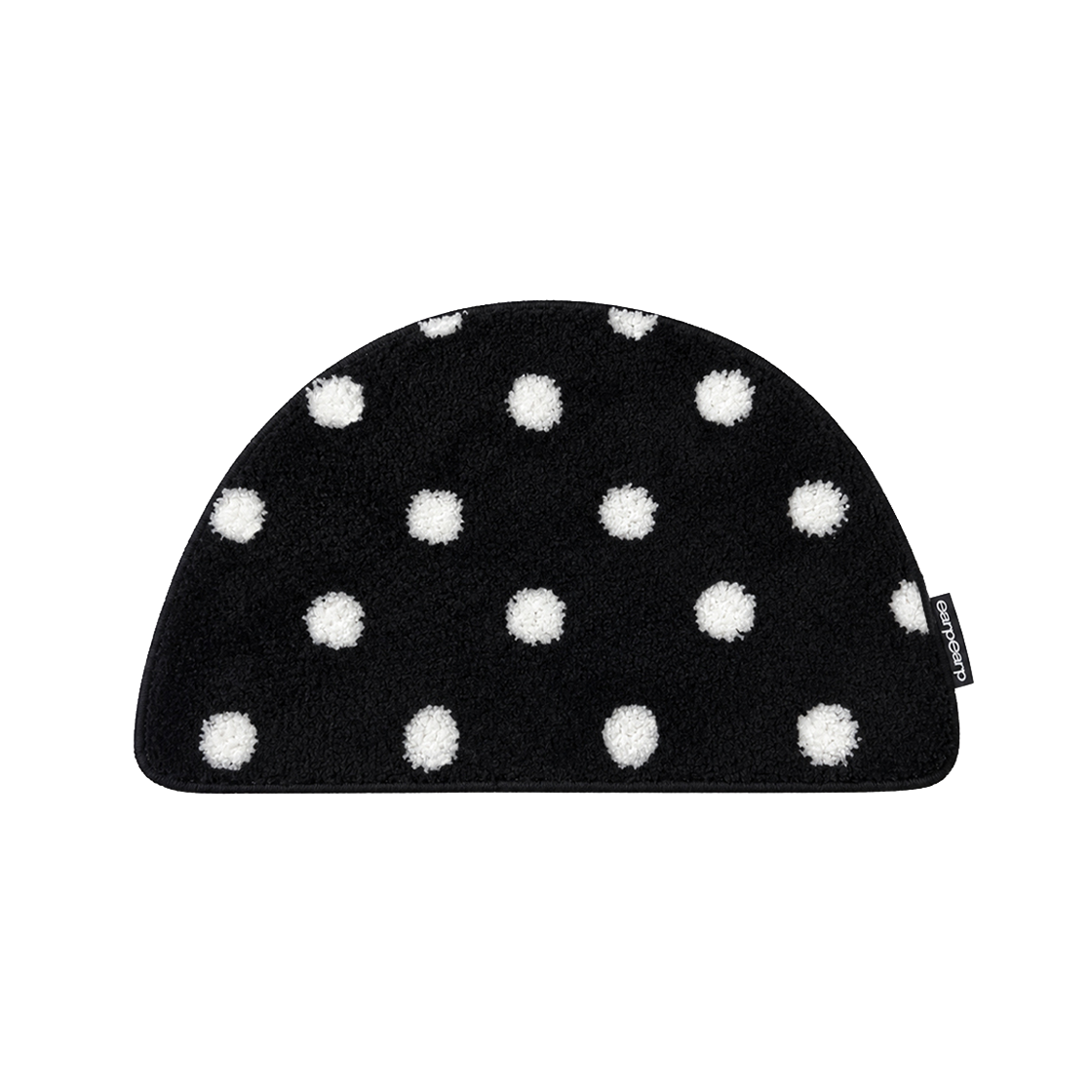 어프어프 도트팝 블랙 터프팅 러그 발매트(EARPEARP Dot Pop Black Tufting Rug)