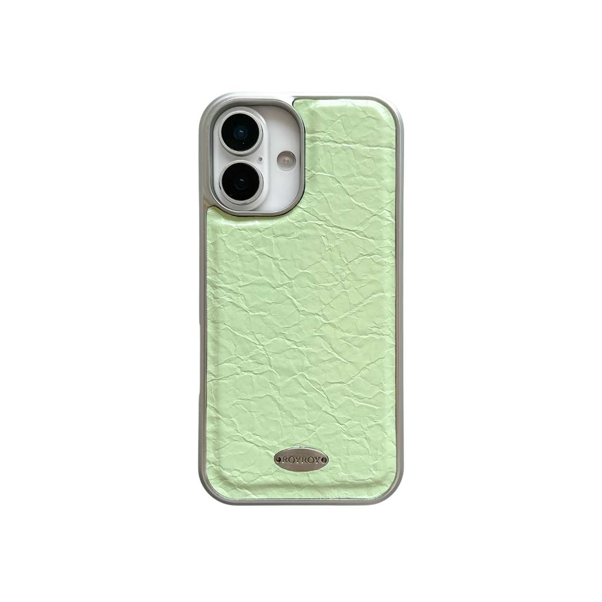 로이로이 크랙 레더 맥세이프 아이폰 케이스 그린(ROYROY MagSafe Green Crack Leather iPhone Case)