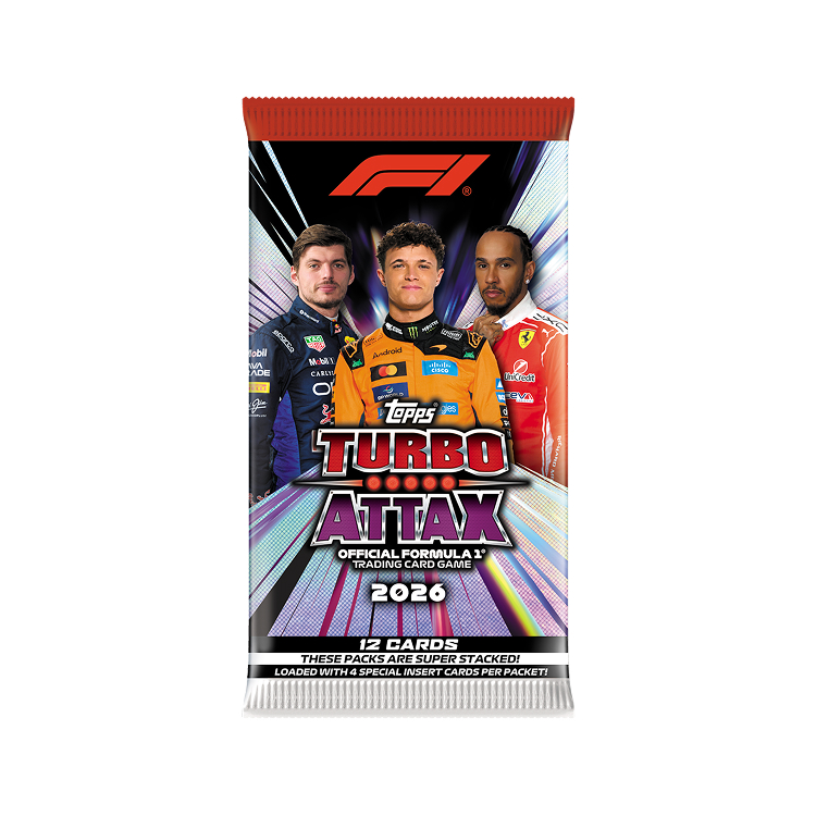2026 탑스 터보 어택스 F1® 카드 팩(2026 Topps Turbo Attax F1® Card pack)